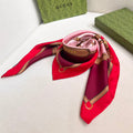 GUCCI 26S SCARF 90 IN SILK 309786