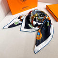 HERMES 26S SCARF 88 IN SILK 303218