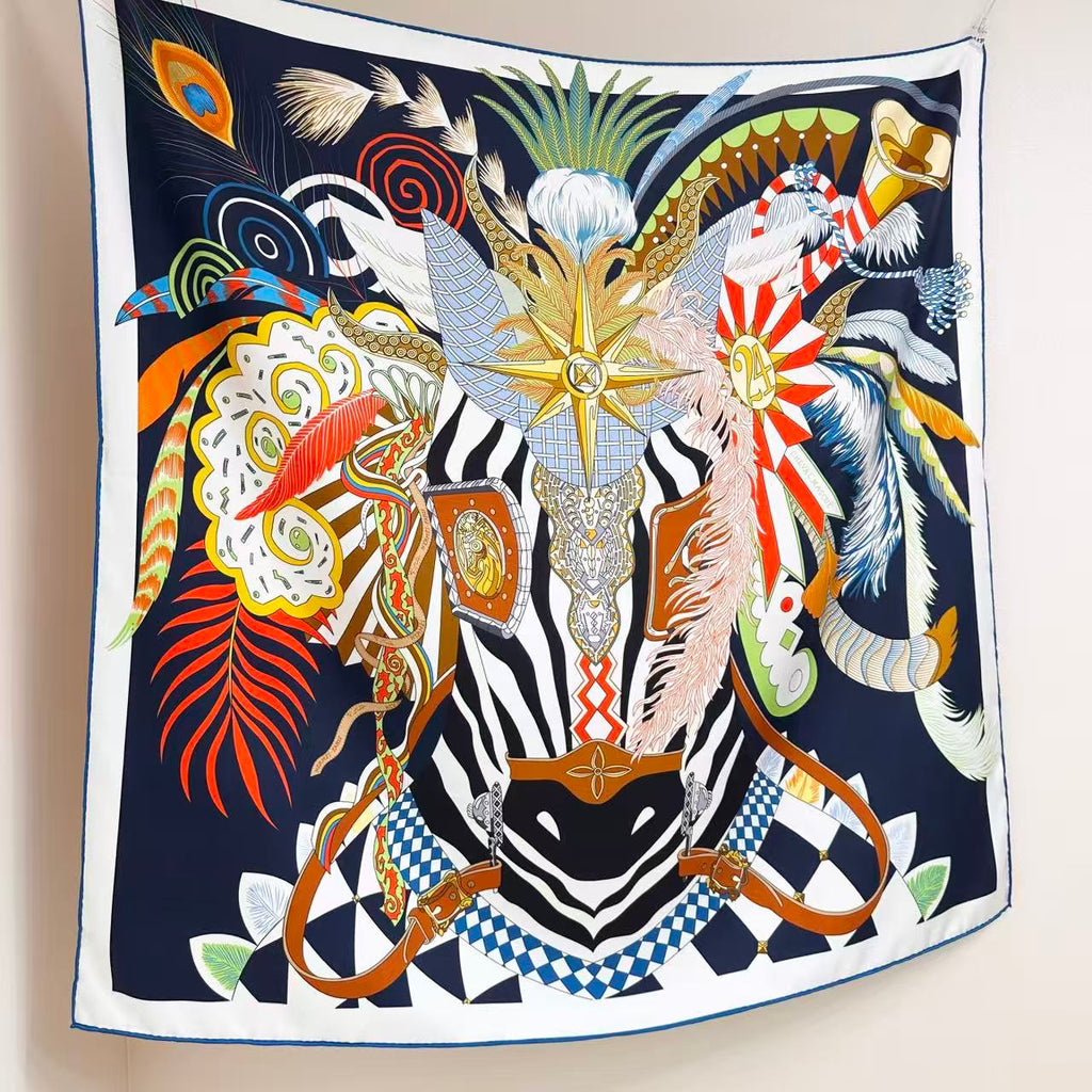 HERMES 26S SCARF 88 IN SILK 303218