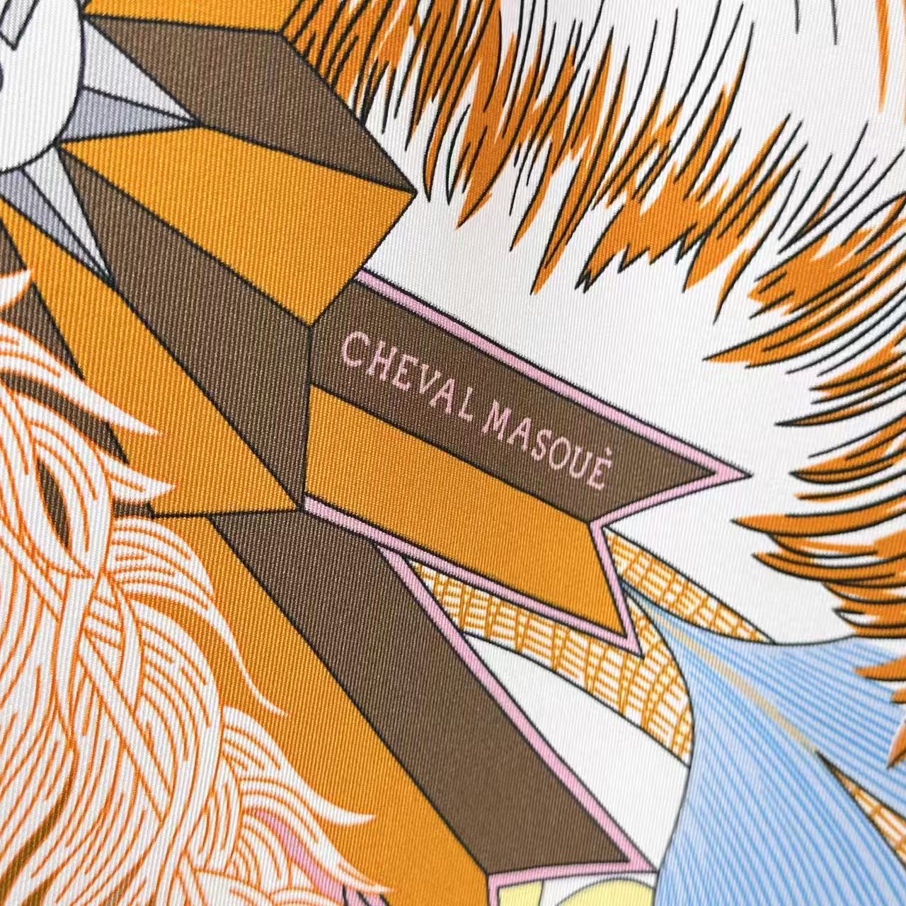 HERMES 26S SCARF 88 IN SILK 303219