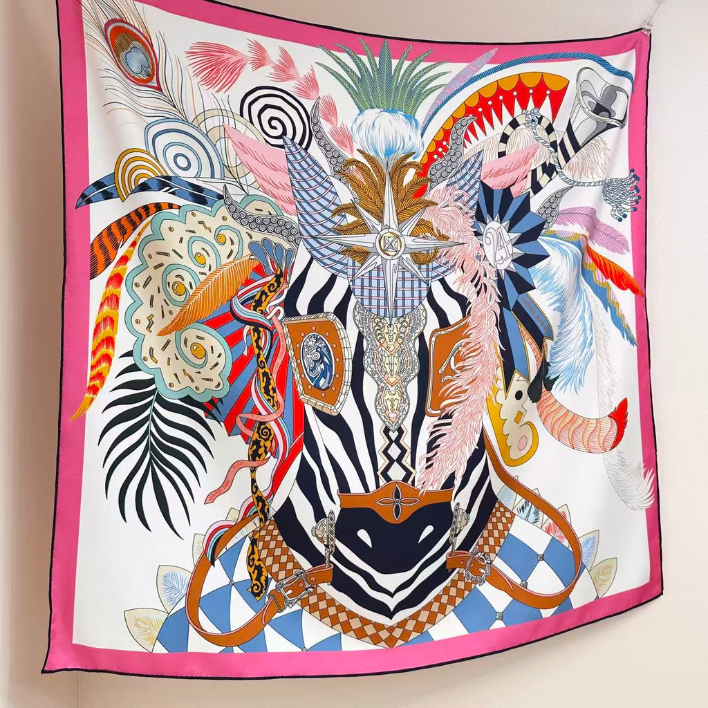 HERMES 26S SCARF 88 IN SILK 303220