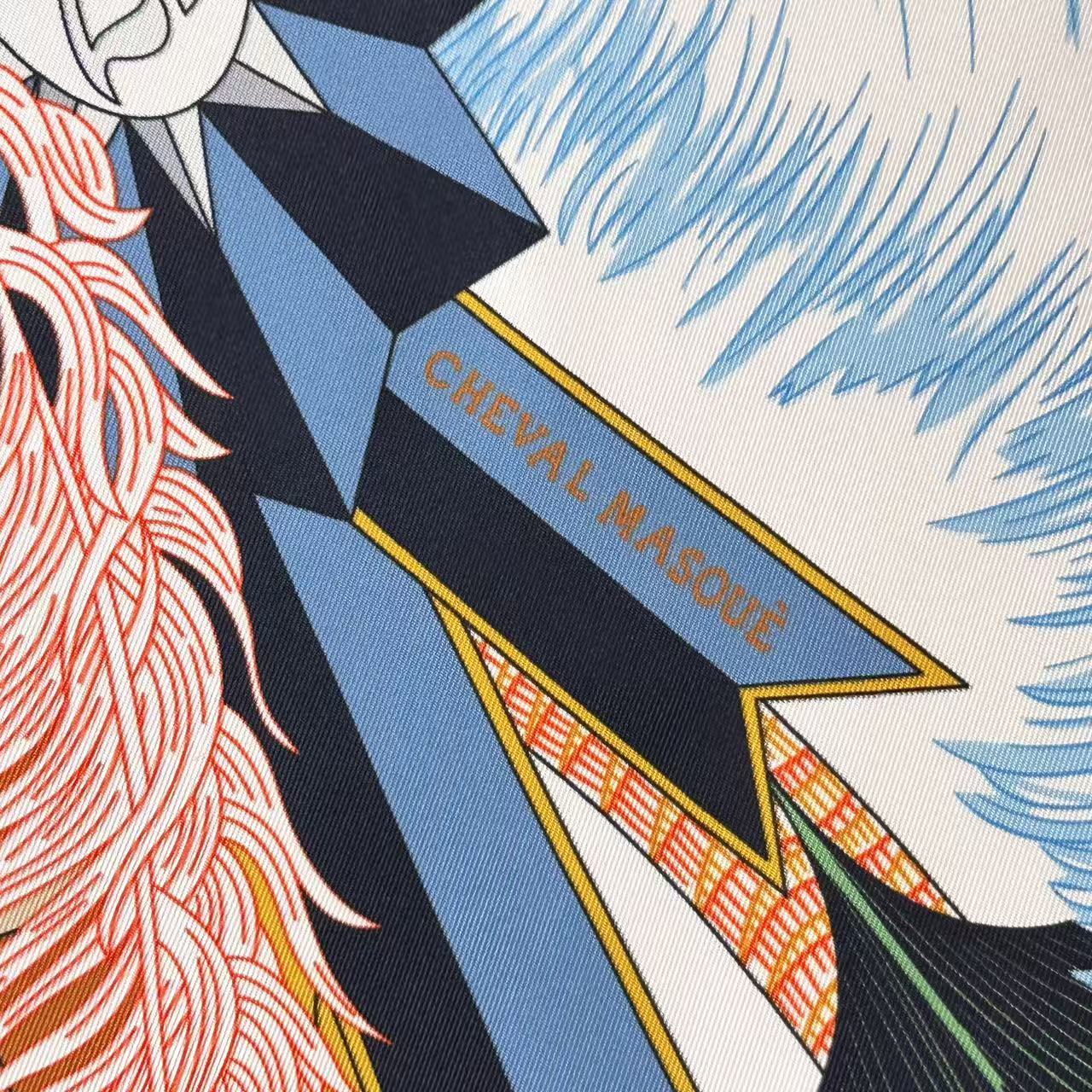 HERMES 26S SCARF 88 IN SILK 303220