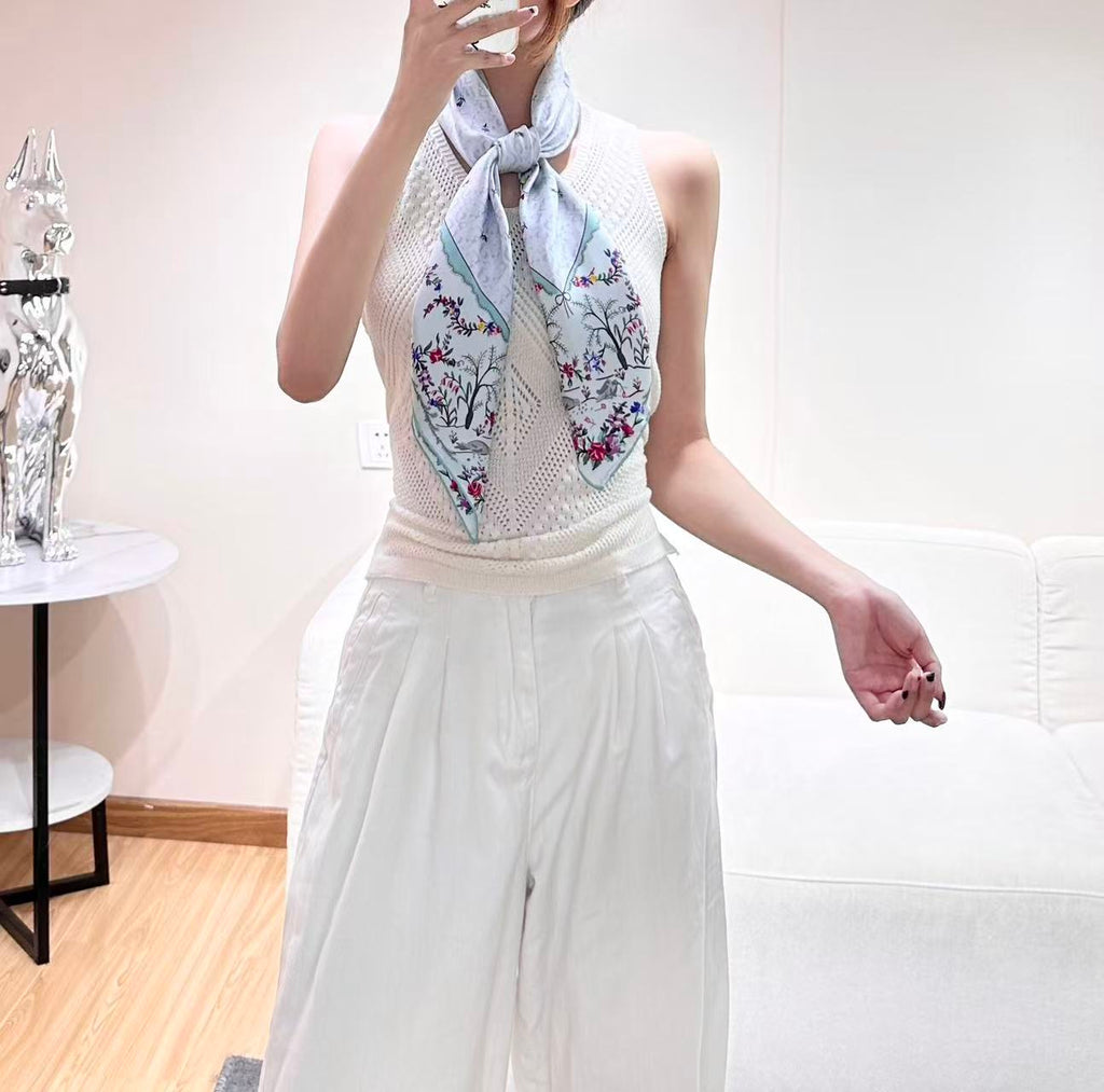 DIOR 26S SCARF 90CM IN SILK 309788