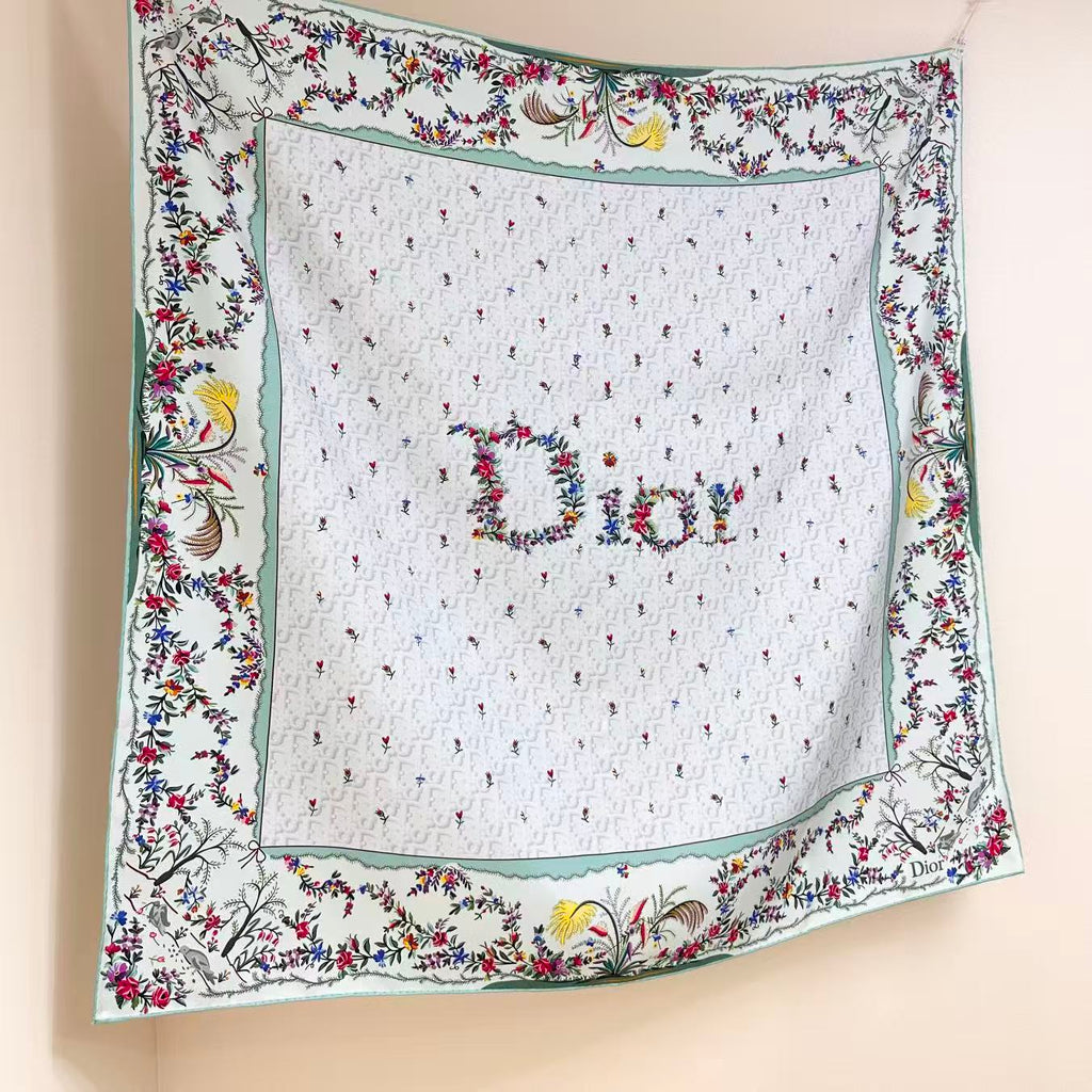 DIOR 26S SCARF 90CM IN SILK 309788