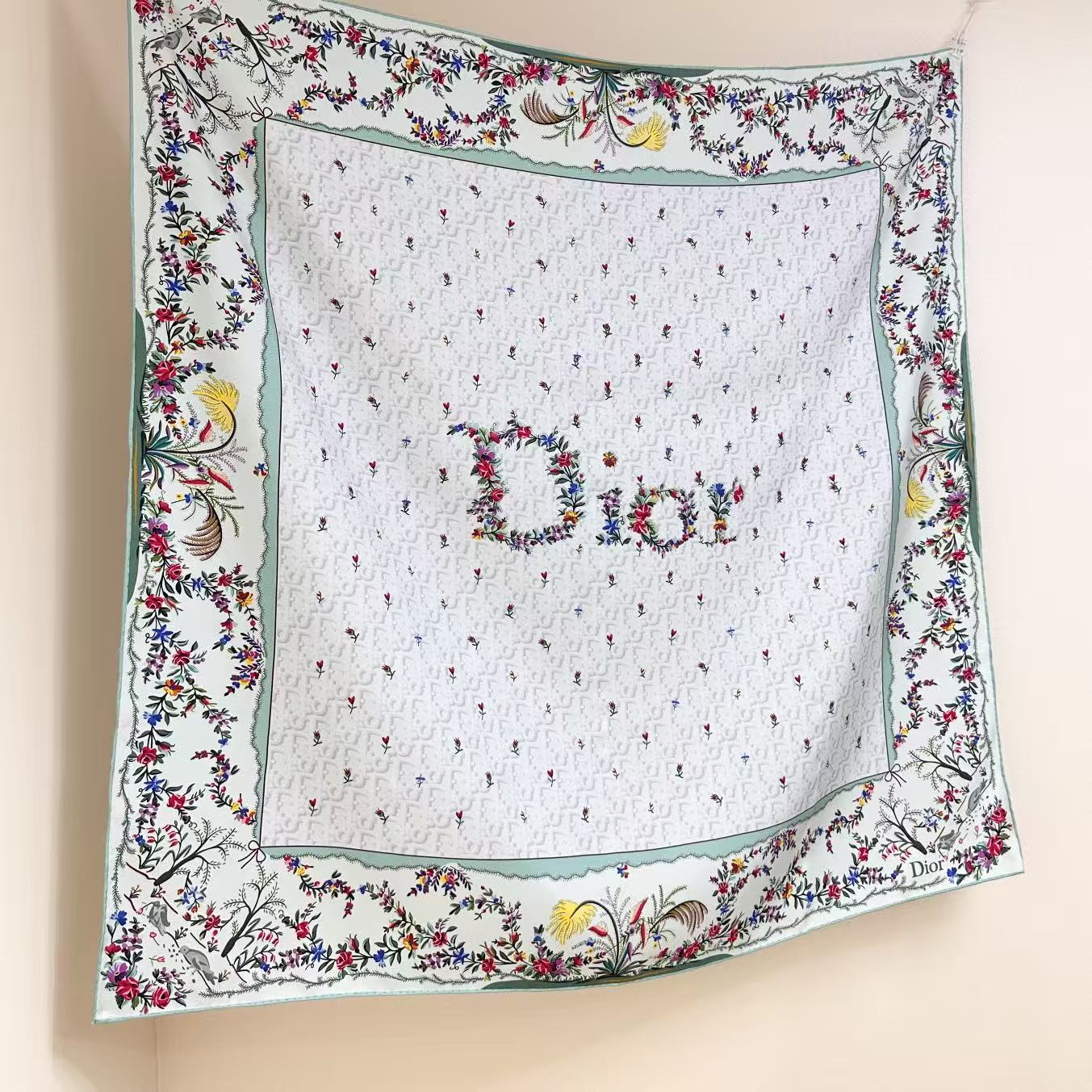 DIOR 26S SCARF 90CM IN SILK 309788