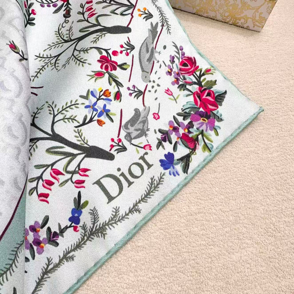 DIOR 26S SCARF 90CM IN SILK 309788