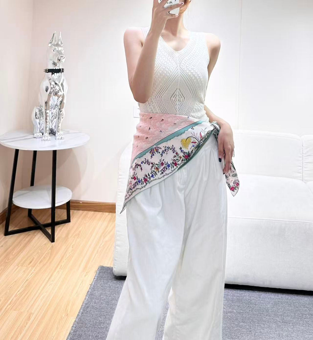 DIOR 26S SCARF 90CM IN SILK 309789