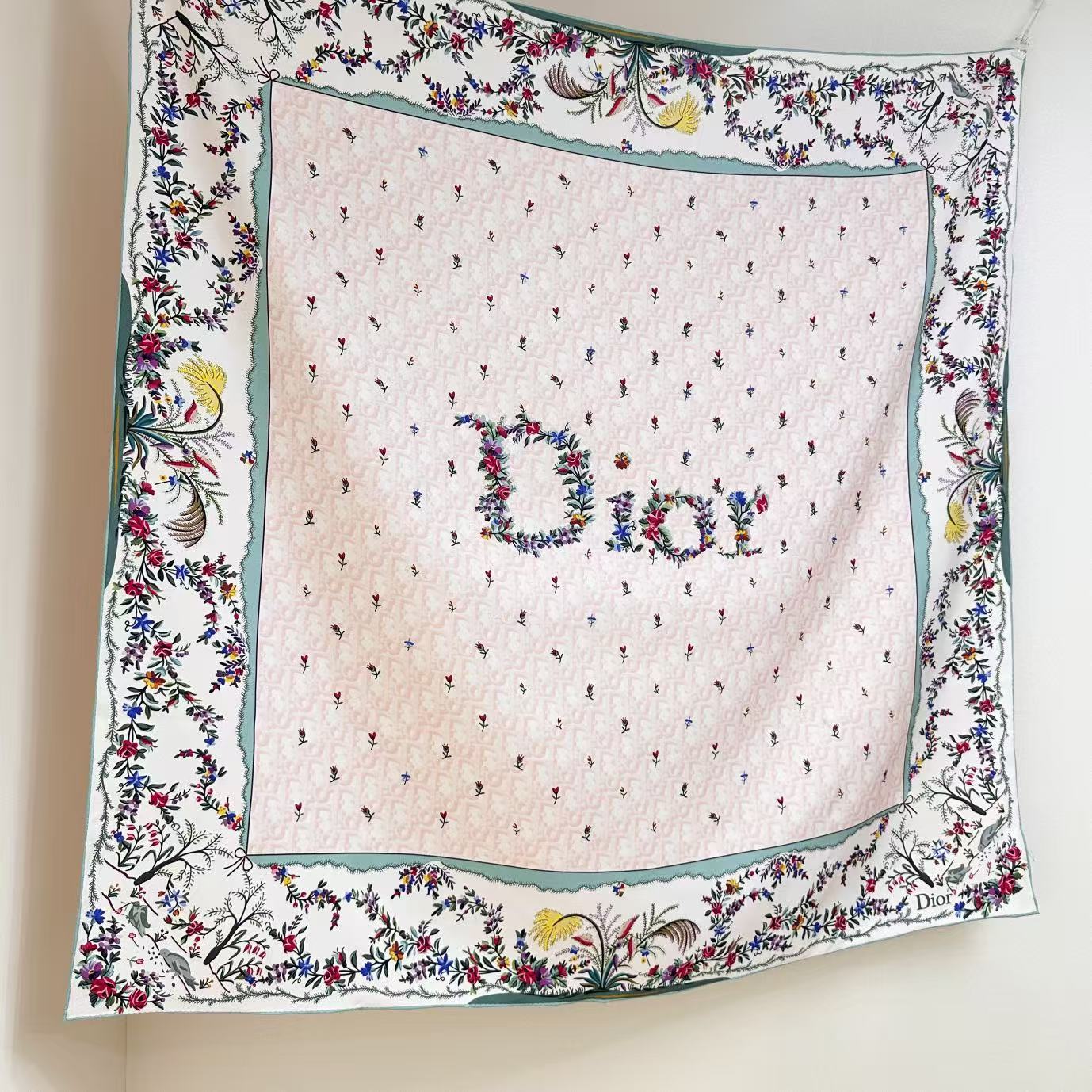 DIOR 26S SCARF 90CM IN SILK 309789