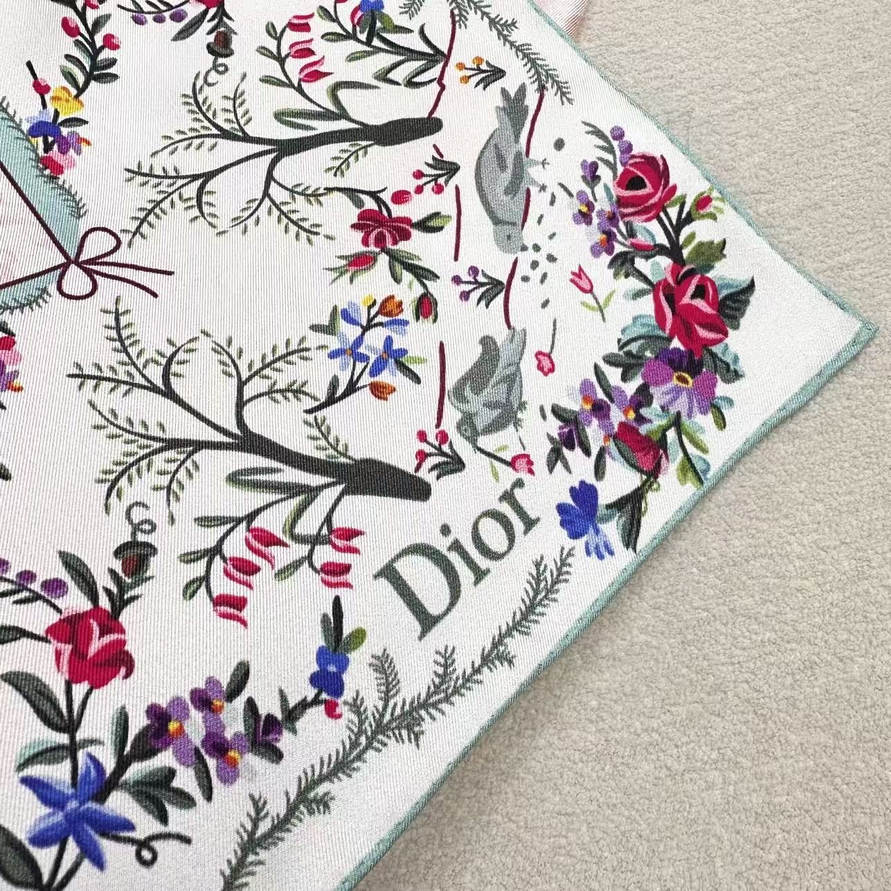 DIOR 26S SCARF 90CM IN SILK 309789