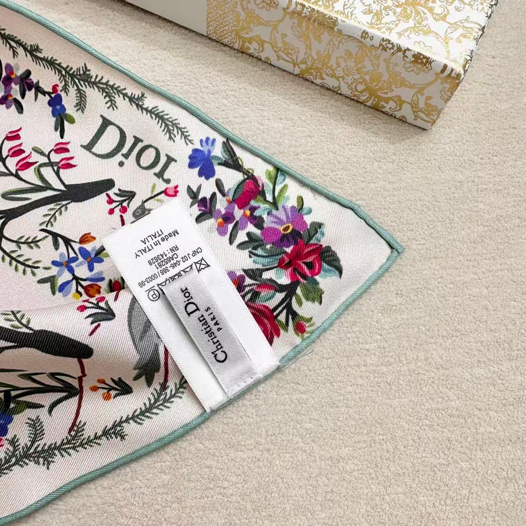 DIOR 26S SCARF 90CM IN SILK 309789