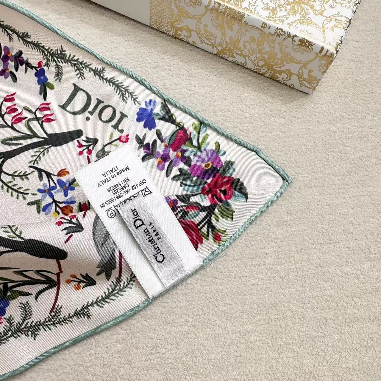 DIOR 26S SCARF 90CM IN SILK 309789