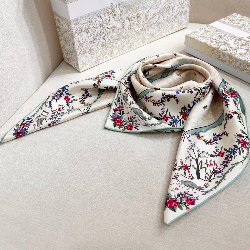 DIOR 26S SCARF 90CM IN SILK 309790