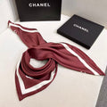 CHANEL 26S SCARF 90 IN SILK 303208