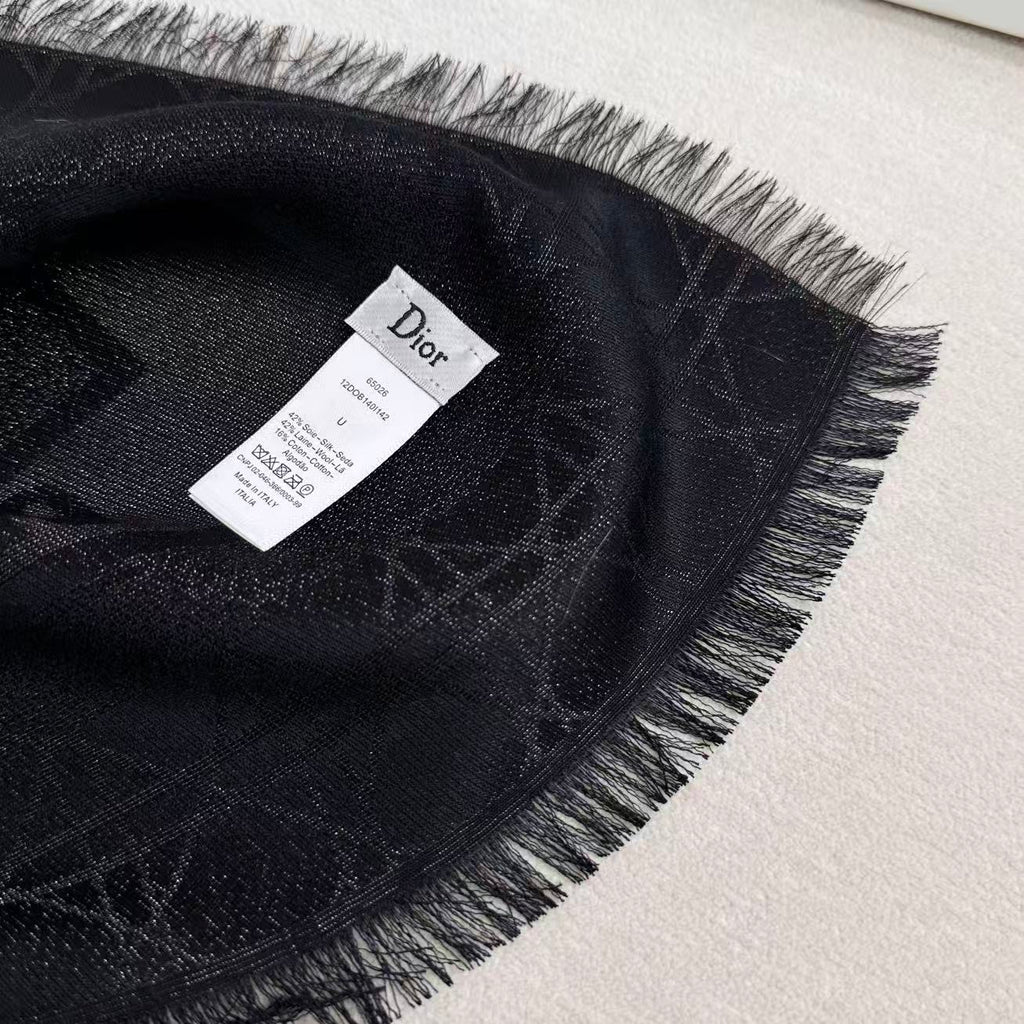 DIOR 26S SCARF 140CM IN CASHMERE SILK 303199