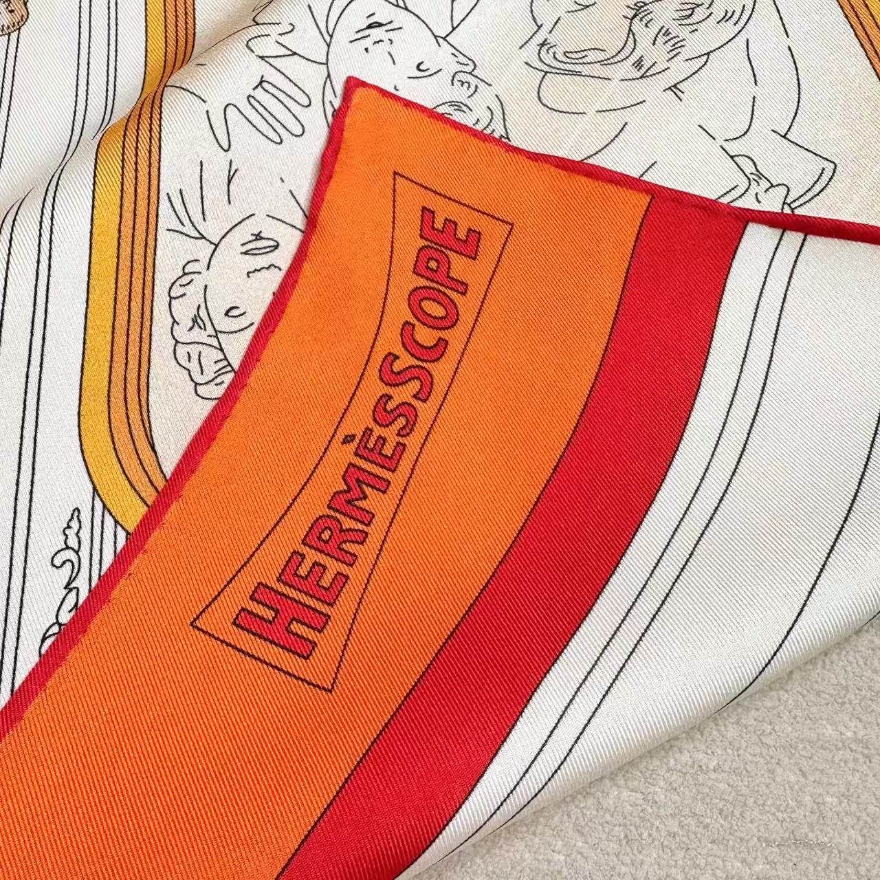 HERMES 26S SCARF 90 IN SILK 304329