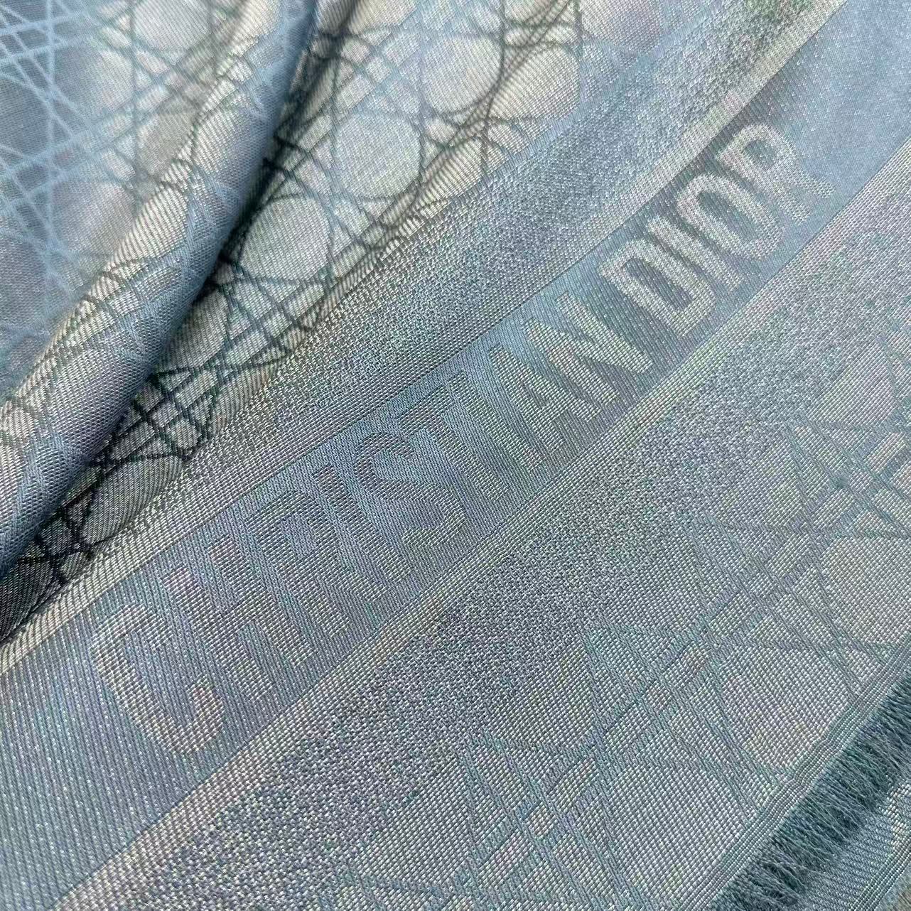 DIOR 26S SCARF 140CM IN CASHMERE SILK 303197