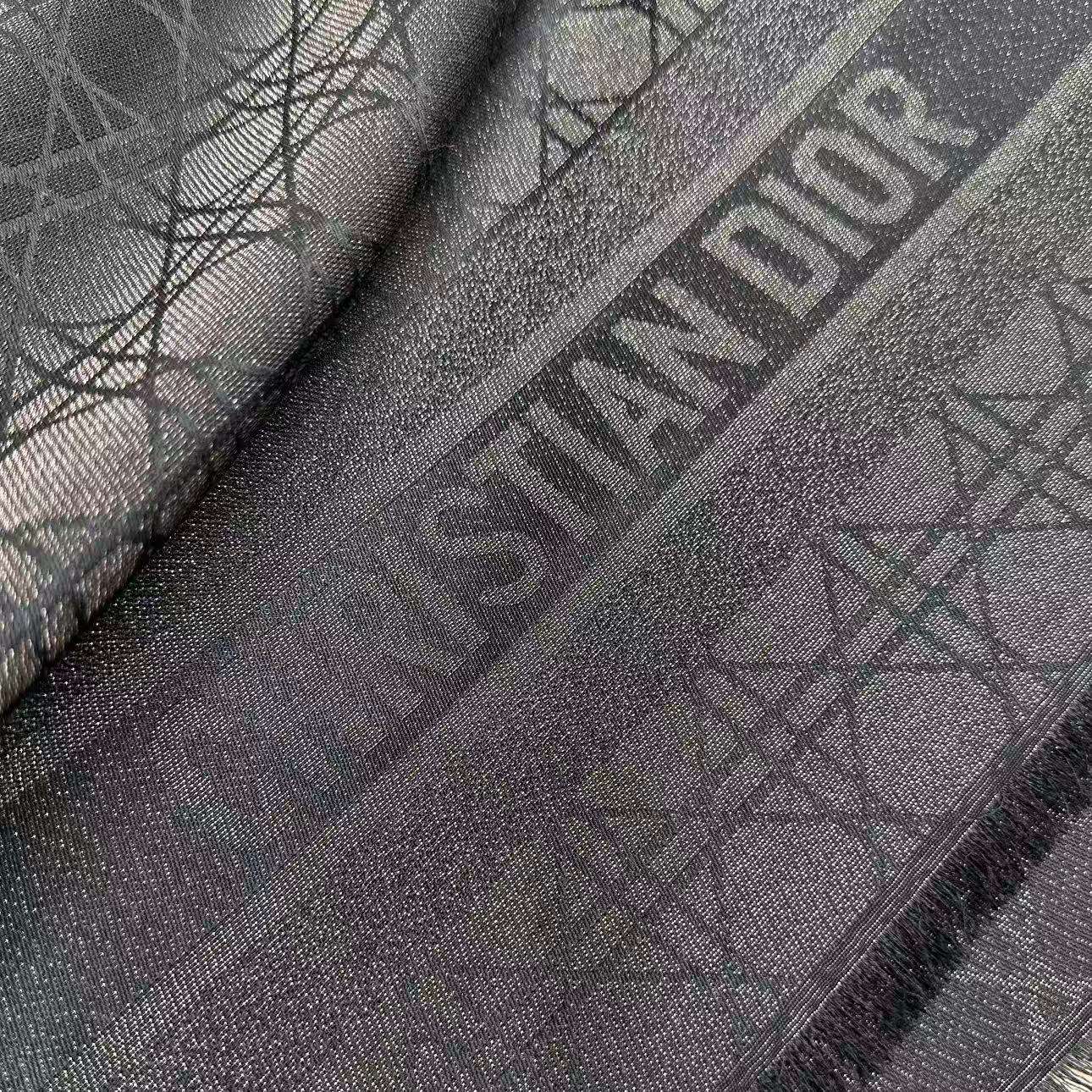DIOR 26S SCARF 140CM IN CASHMERE SILK 303199