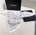 CHANEL 26S SCARF 90 IN SILK 305988