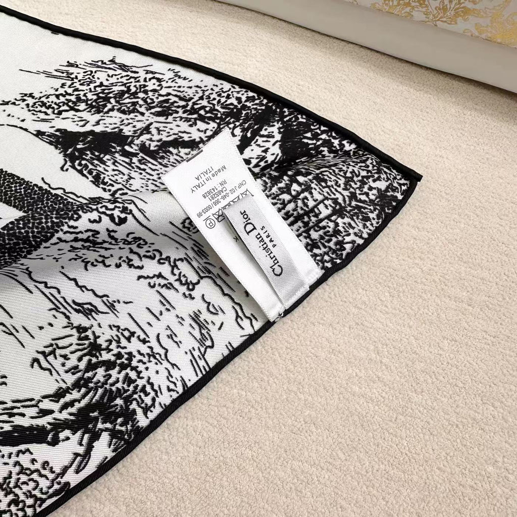 DIOR 26S SCARF 90CM IN SILK 305979