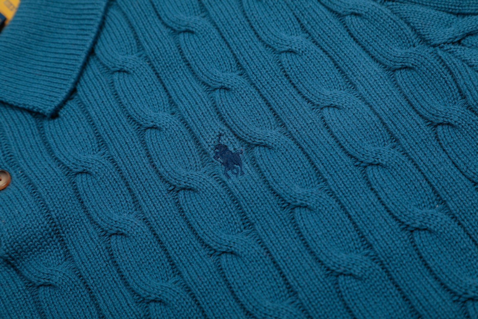 RALPH LAUREN SHORT-SLEEVE POLO KNIT SWEATER STYLE 432