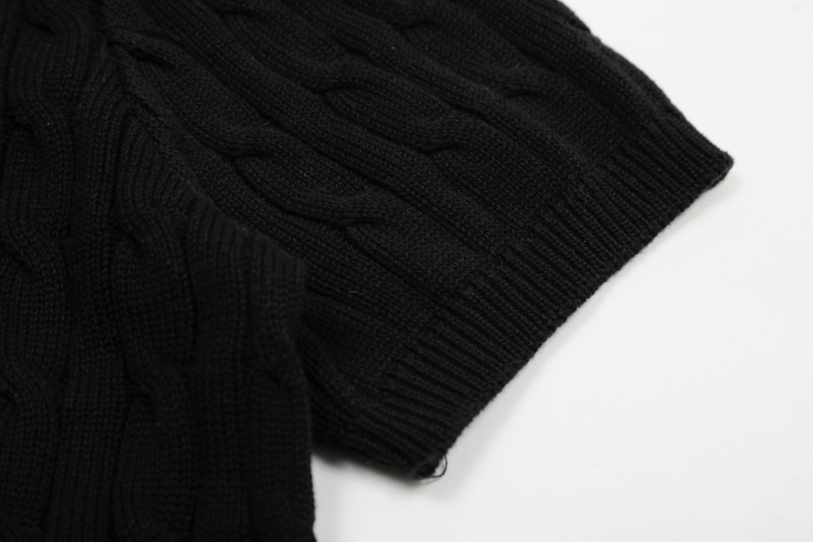 RALPH LAUREN SHORT-SLEEVE POLO KNIT SWEATER STYLE 434