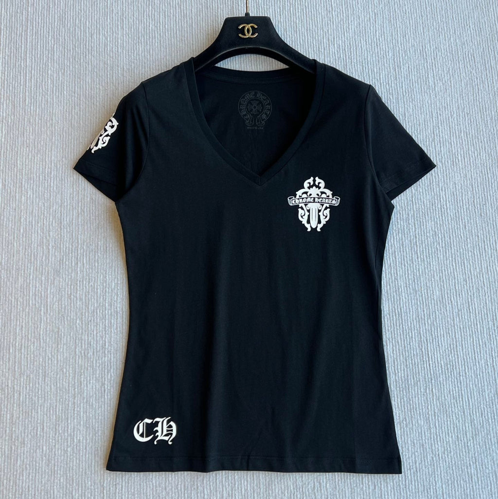 CHROME V-NECK T-SHIRT 269634