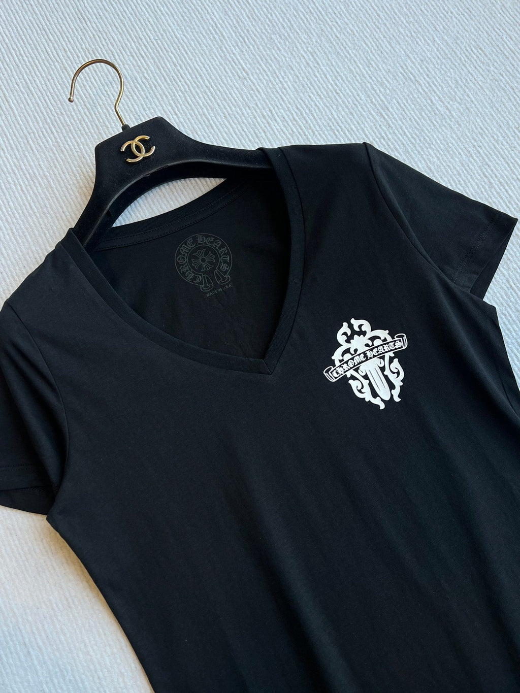 CHROME V-NECK T-SHIRT 269634