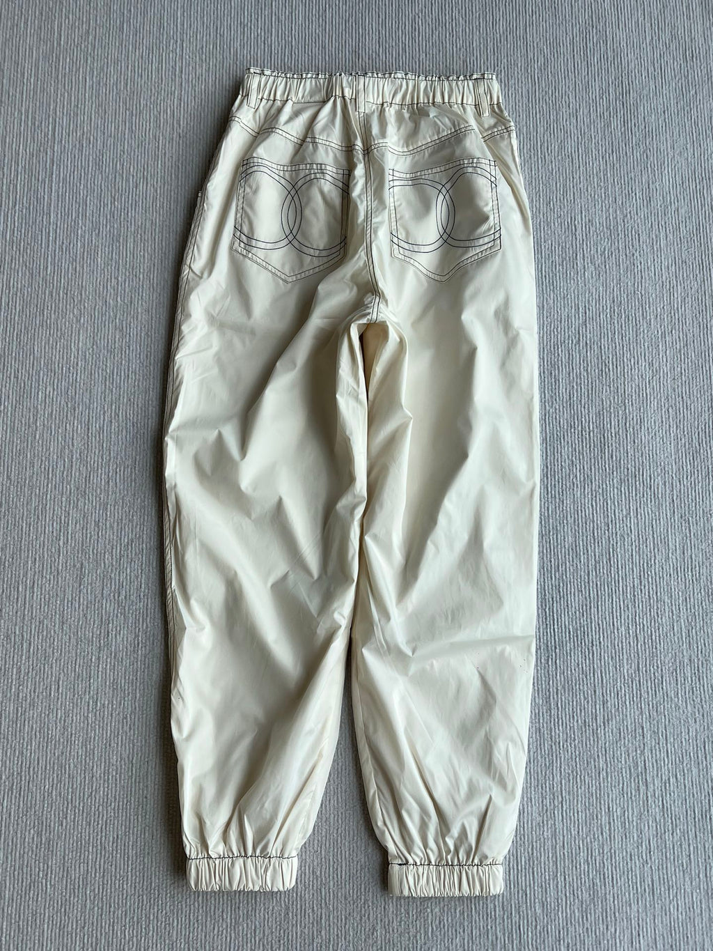 CHANEL BEIGE CASUAL PANTS 269664
