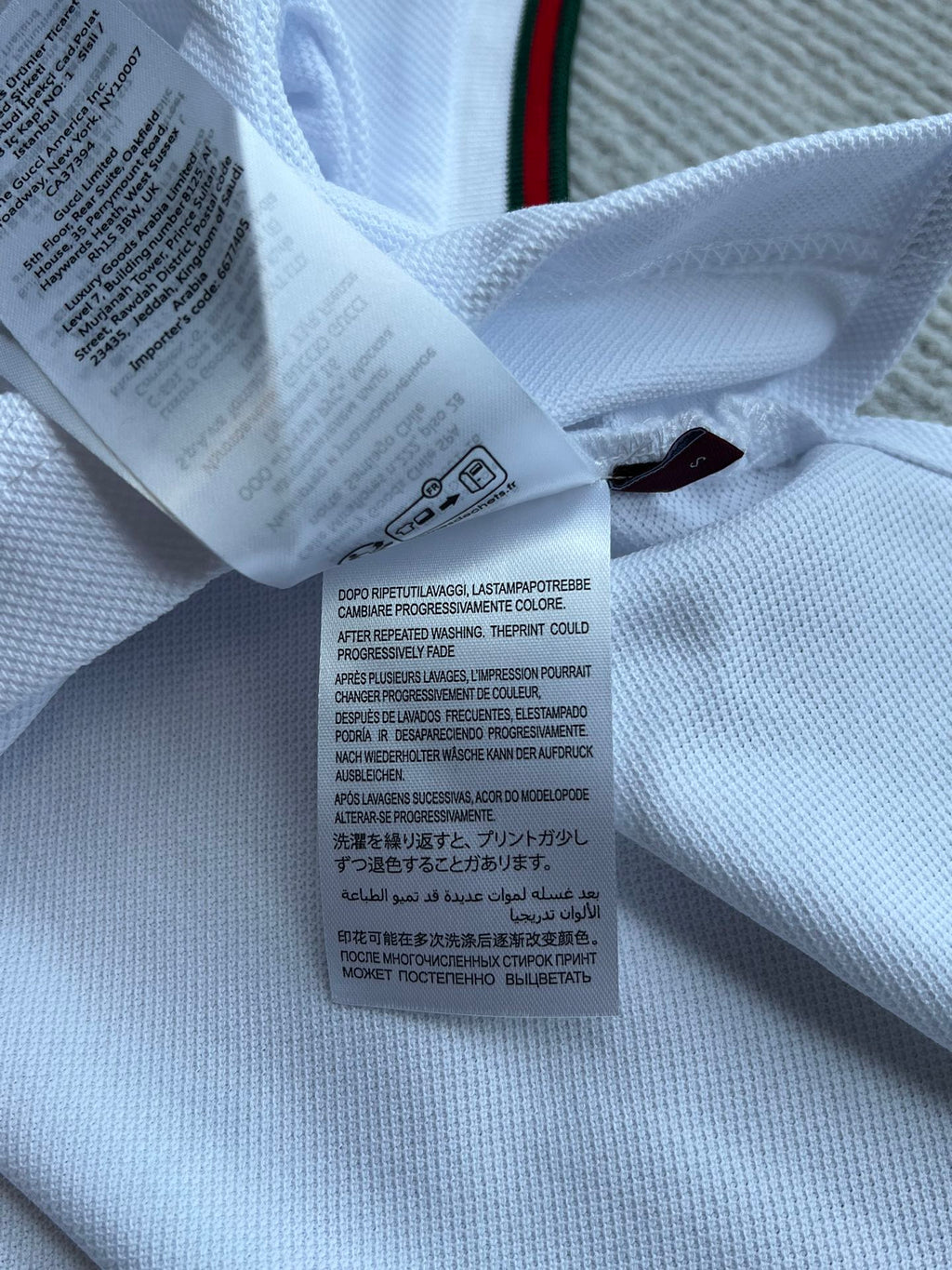GUCCI SHORT-SLEEVE POLO SHIRT 275878