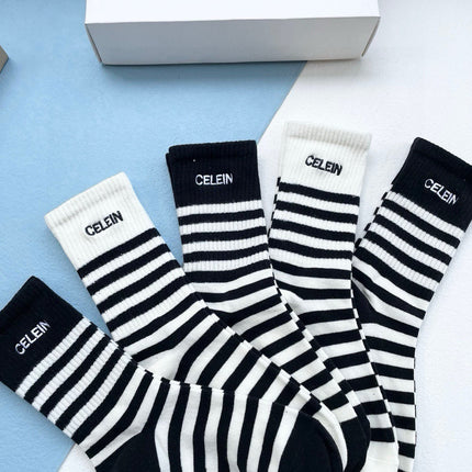 CELINE 26S CREW SOCKS 155643 (1 BOX)