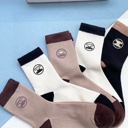 CELINE 26S CREW SOCKS 155644 (1 BOX)