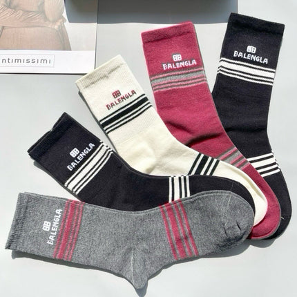 BALENCIAGA 26S CREW SOCKS 392014 (1 BOX)