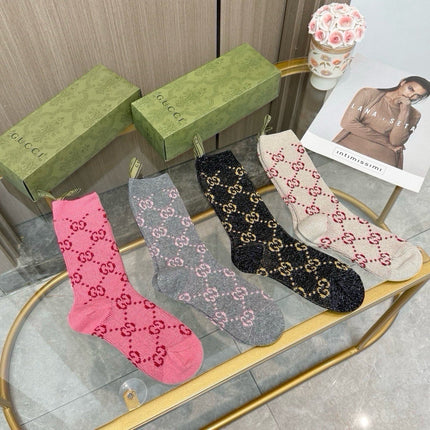 GUCCI 26S CREW SOCKS 407159 (1 BOX)