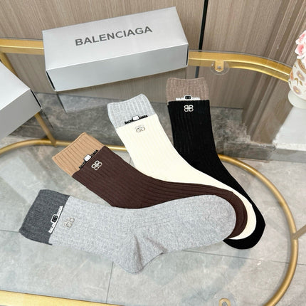BALENCIAGA 26S CREW SOCKS 423057 (1 BOX)