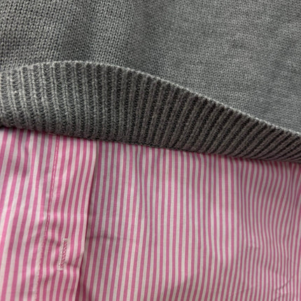 BALENCIAGA 26S LAYERED SHIRT V-NECK KNIT SWEATER 307