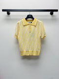 Fendi 25C Polo Shirt Yellow 228190