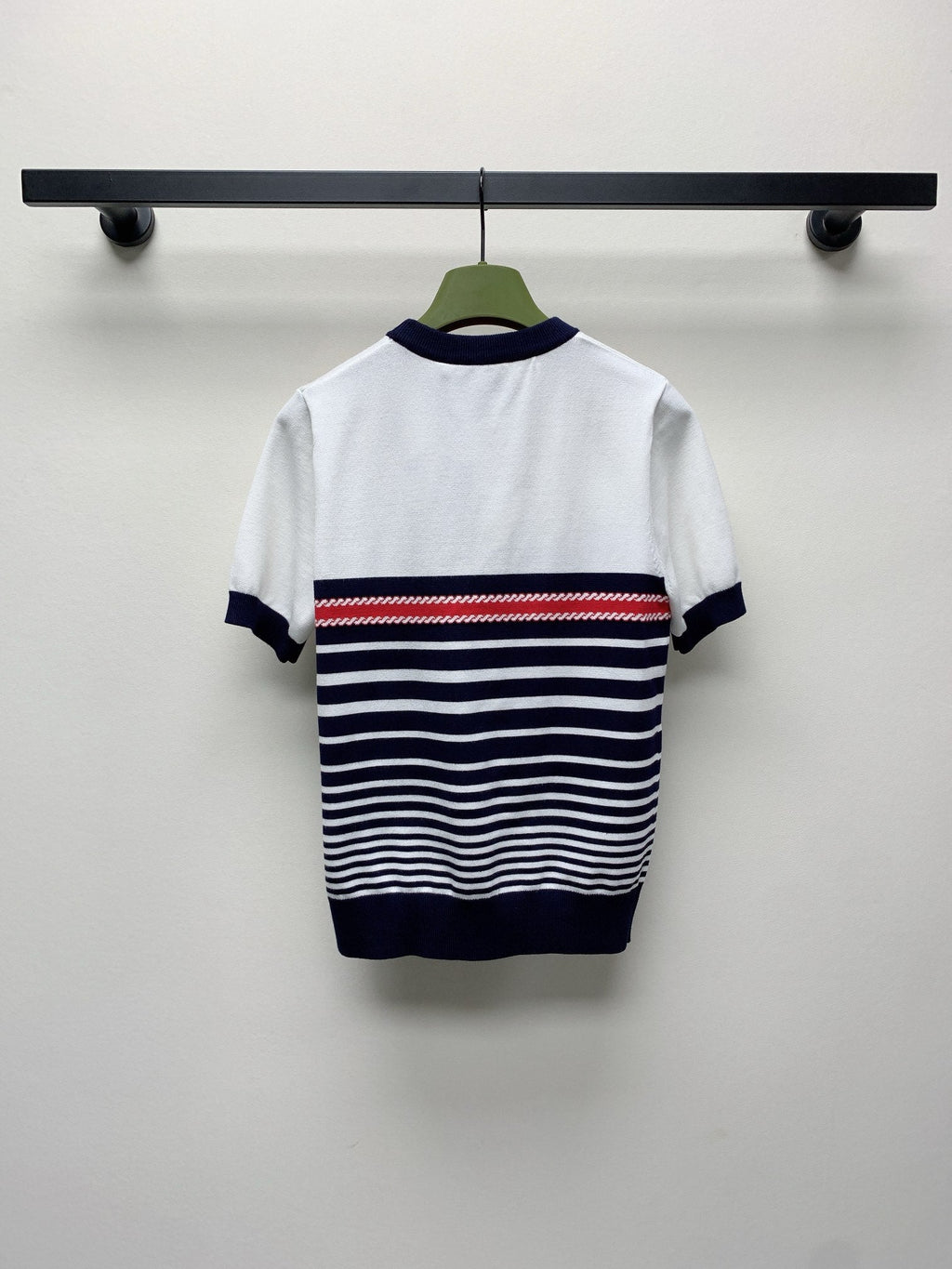 GUCCI SHORT-SLEEVE KNIT TOP 253099