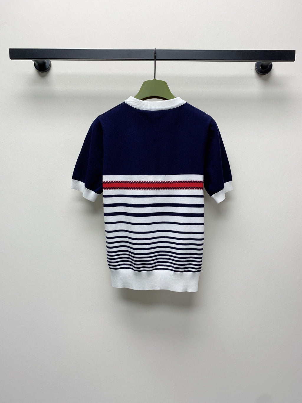 GUCCI SHORT-SLEEVE KNIT TOP 253100