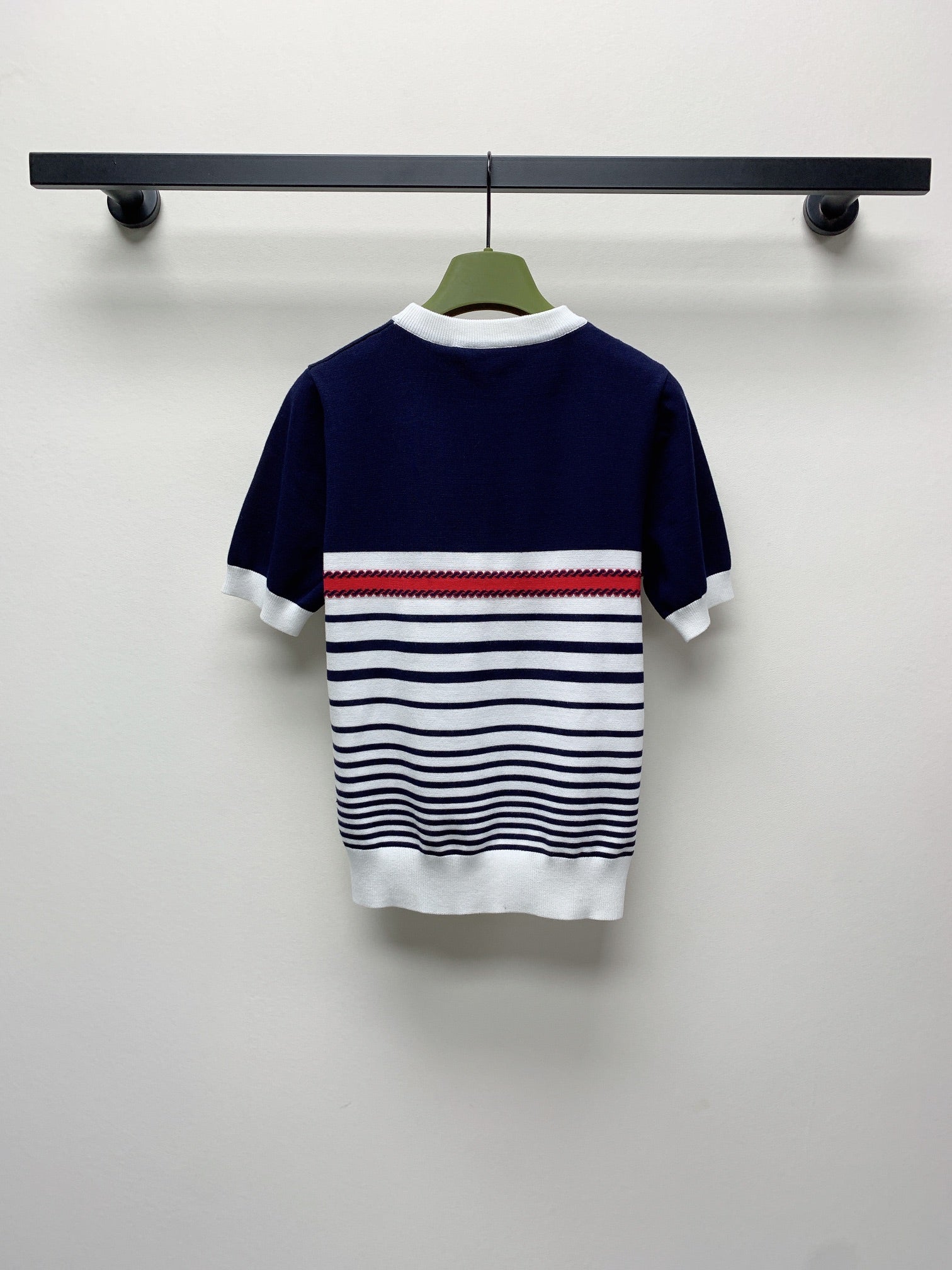 GUCCI SHORT-SLEEVE KNIT TOP 253100