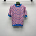 GUCCI SHORT-SLEEVE KNIT TOP 257395