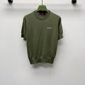 GUCCI SHORT-SLEEVE KNIT TOP 271725