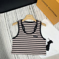 MIUMIU EMBROIDERED LOGO TANK TOP 274370