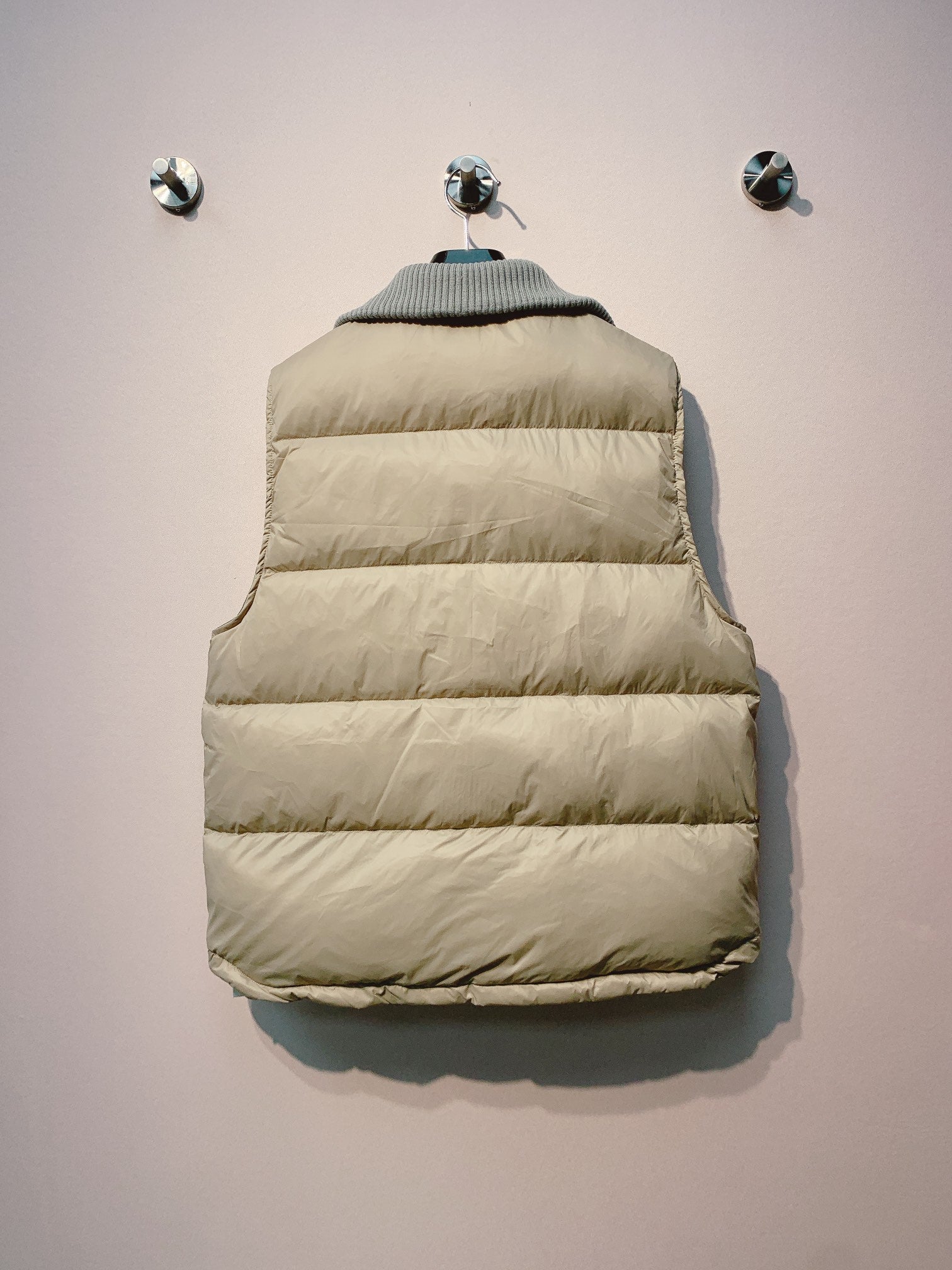 CELINE 25S UFFER VEST WITH KNIT COLLAR 0044