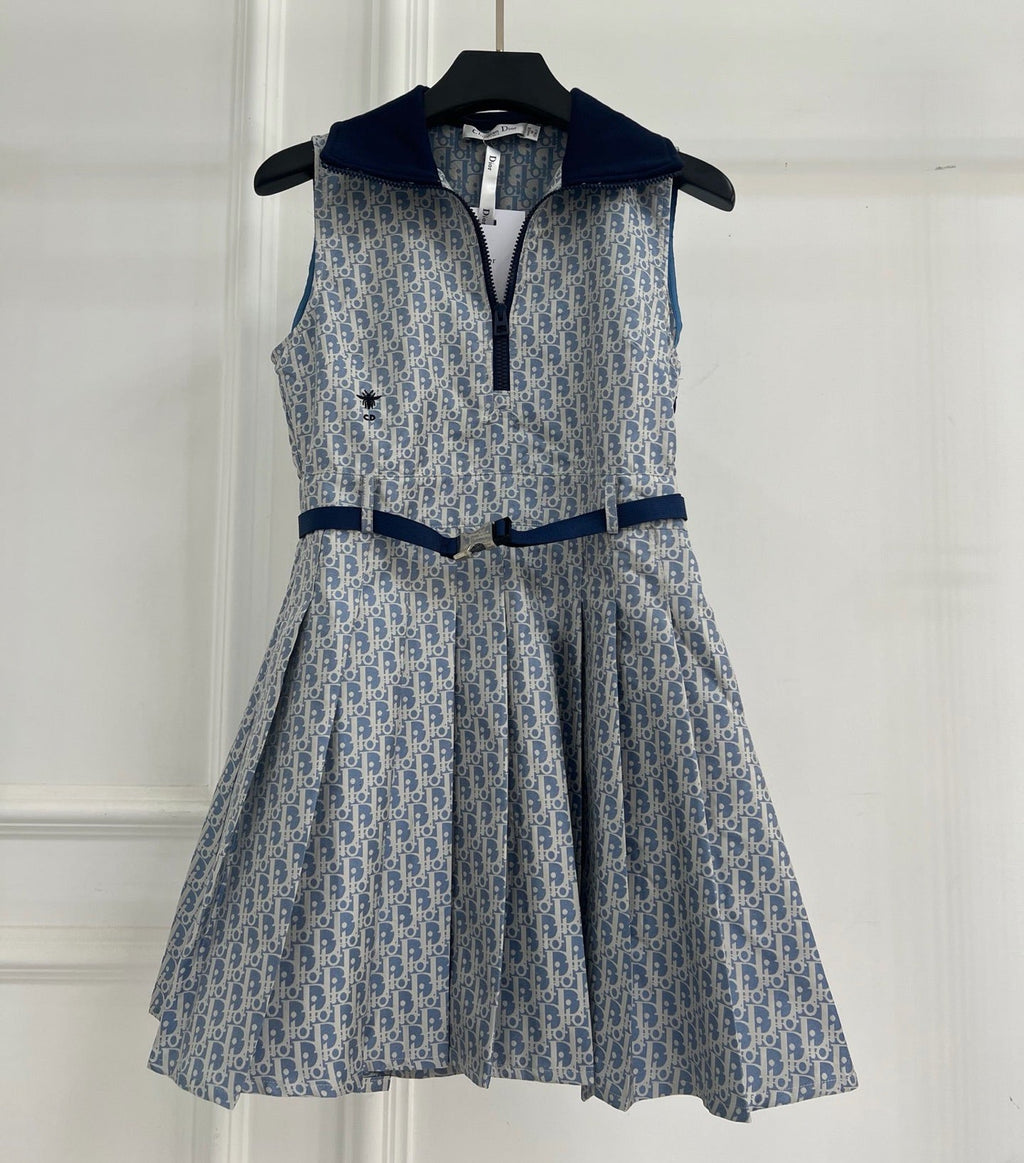 DIOR 26S SLEEVELESS FIT-AND-FLARE DRESS 1420