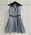 DIOR 26S SLEEVELESS FIT-AND-FLARE DRESS 1420