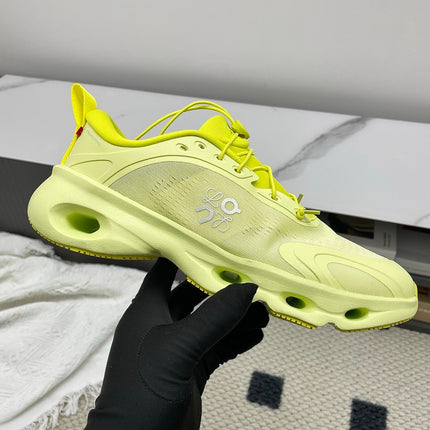 LOEWE 26S CLOUDSOLO SNEAKERS IN LIME YELLOW RECYCLED POLYESTER