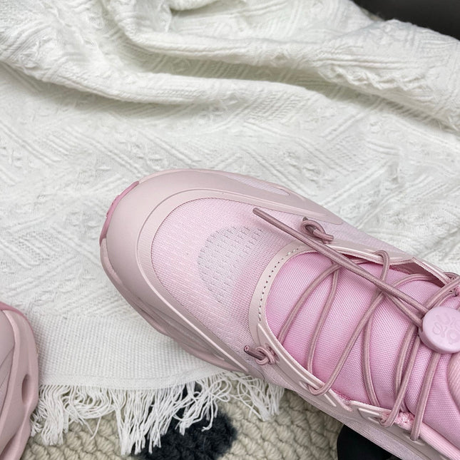 LOEWE 26S CLOUDSOLO SNEAKERS IN LIGHT PINK RECYCLED POLYESTER