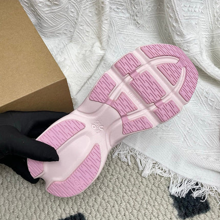 LOEWE 26S CLOUDSOLO SNEAKERS IN LIGHT PINK RECYCLED POLYESTER