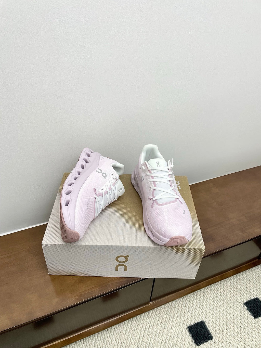 LOEWE 26S CLOUDTILT SNEAKER IN LIGHT PINK RECYCLED POLYESTER