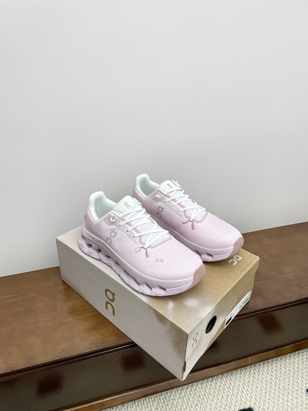 LOEWE 26S CLOUDTILT SNEAKER IN LIGHT PINK RECYCLED POLYESTER